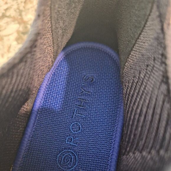 Rothy's Chelsea Boot Knit High Top Sneakers 10.5 Blue - Picture 5 of 9